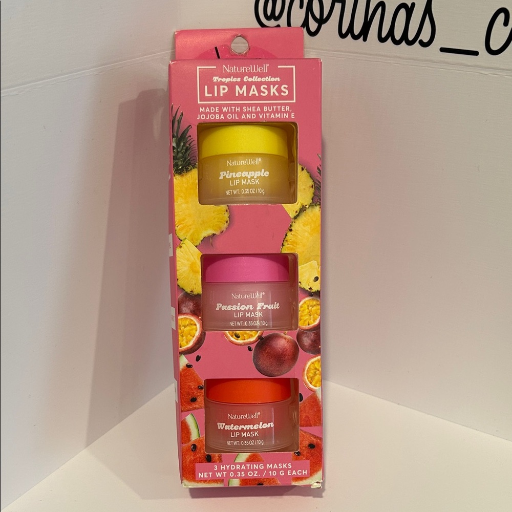 NatureWell Tropical Collection Lip Masks Set